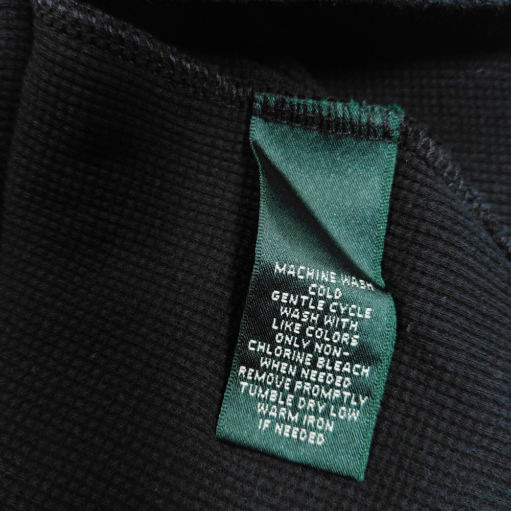 Ralph Lauren Women’s Active Long Sleeve 1/4 Zip LXVII Embroidered Black Size M - Picture 7 of 11